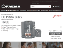 Tablet Screenshot of faema.ca